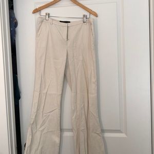 White “Editor” Trousers